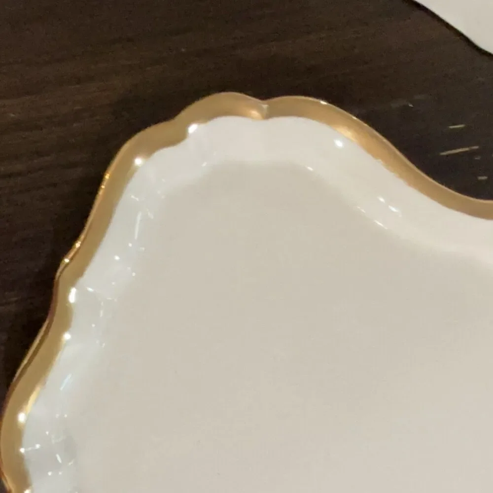 Lancaster & Sandland Ware Lidded Butter Dish Cream Gold Wheat Ceramic VG